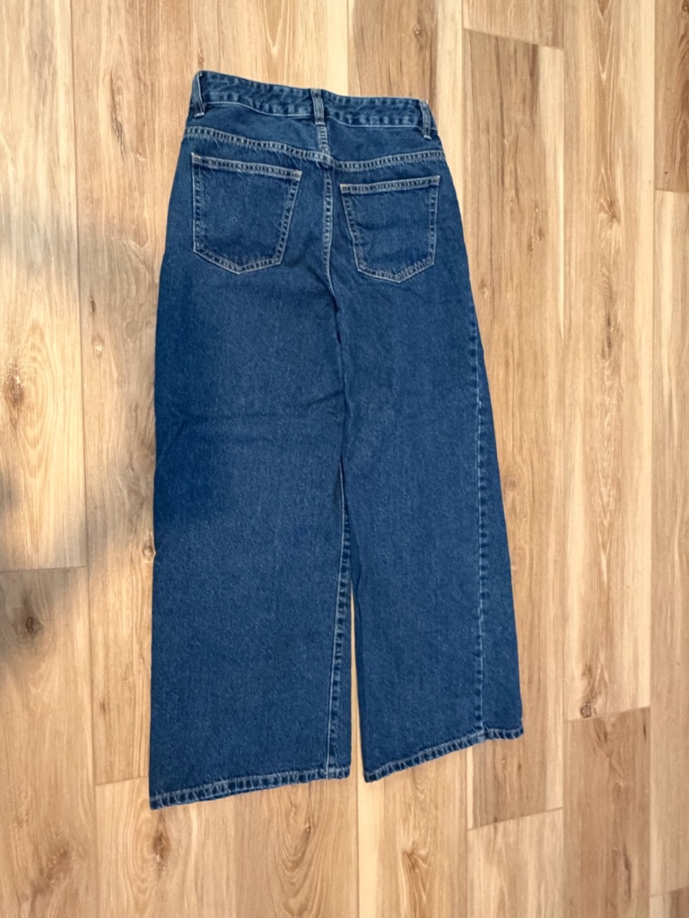 SHEIN Dark Blue Denim Wide Leg Jeans 🍒 - Picture 3 of 4